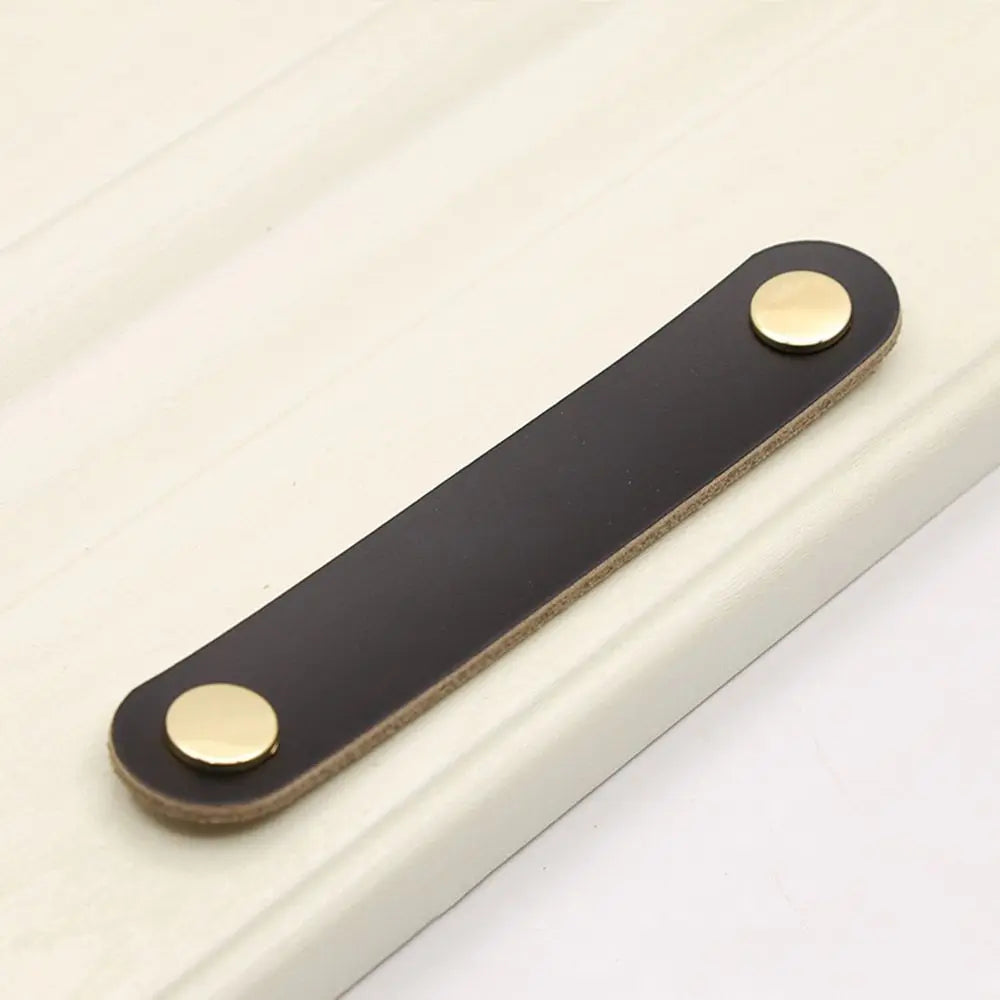 Children's Furniture Environmentally Kitchen Wardrobe Cabinet Hardware Leather Handle Door Pulls Furniture Knobs Drawer Handle