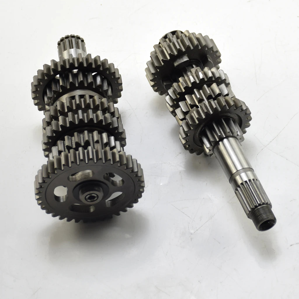 Motorcycle Transmission Gear Main and Secondary Shaft Gear Countershaft Fit SHINERAY X2 X2X XY250GY 250cc Engine Accessory