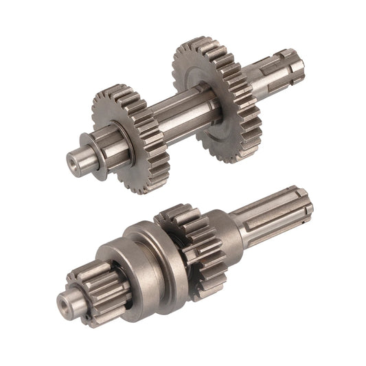 Motorcycle Transmission Reverse Gear Main and Secondary Shaft Gear Fit For 50cc 70cc 90cc 110cc Horizontal Engine ATV Quad Bike