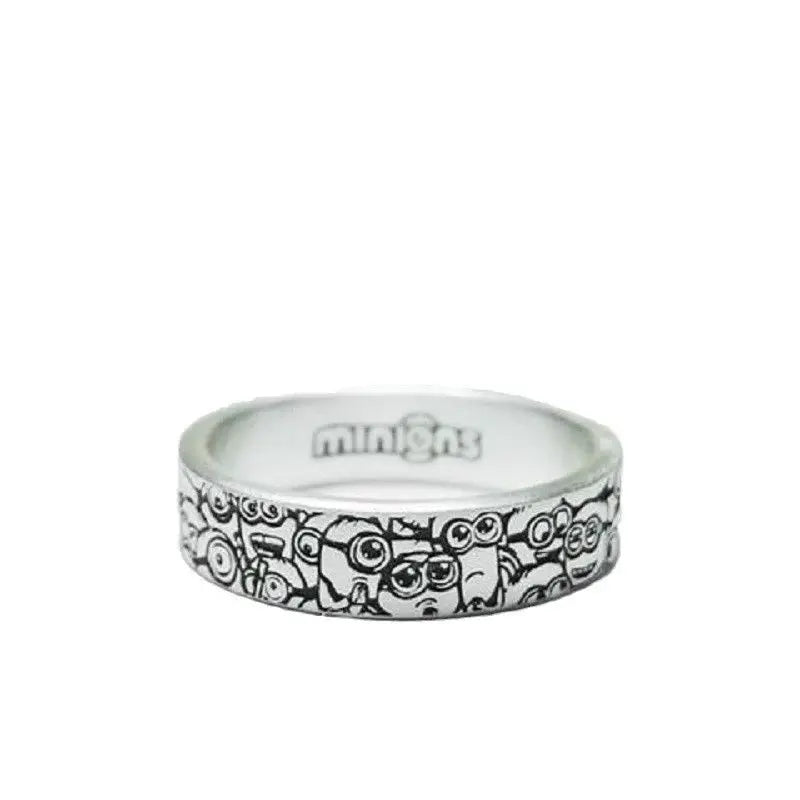 BeastKingdom Minions Despicable Me Cartoon Peripheral Rings High-value Couples Personality Creative Rings Exquisite Holiday Gift