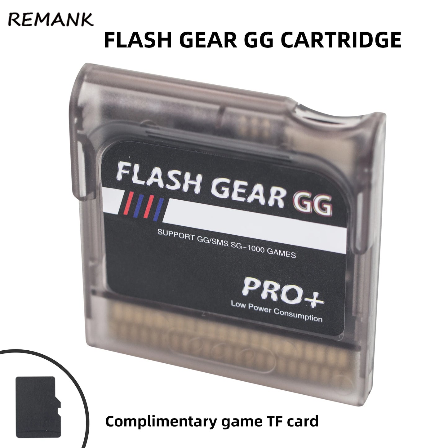 Flash Gear GG Game Gear Game Gear Cartridge for Sega GG Game Gear Console GBA GBC Game Cartridge with TF Card 600 in 1