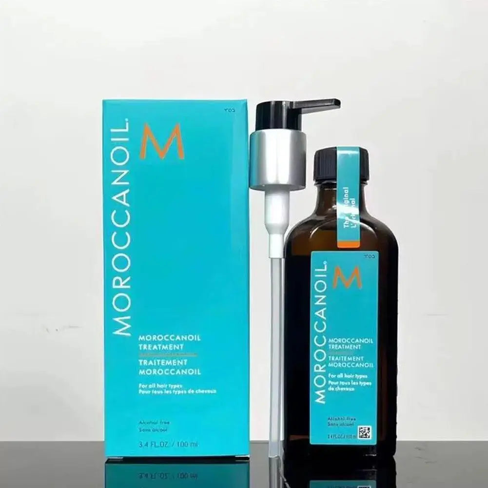 Hair care essential oil prevents frizz, softens and smoothes hair, repairs hair follicles, nourishes and repairs dry hair