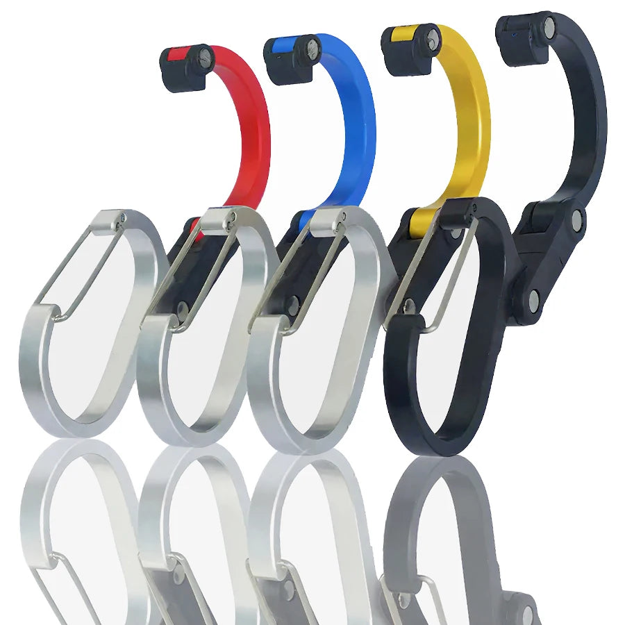 Camping Hybrid Gear Clip - Multifunctional Hybrid Gear Clip,360 Degree Swivel Hook,Strong Buckle,Camping Hiking Backpack Outdoor
