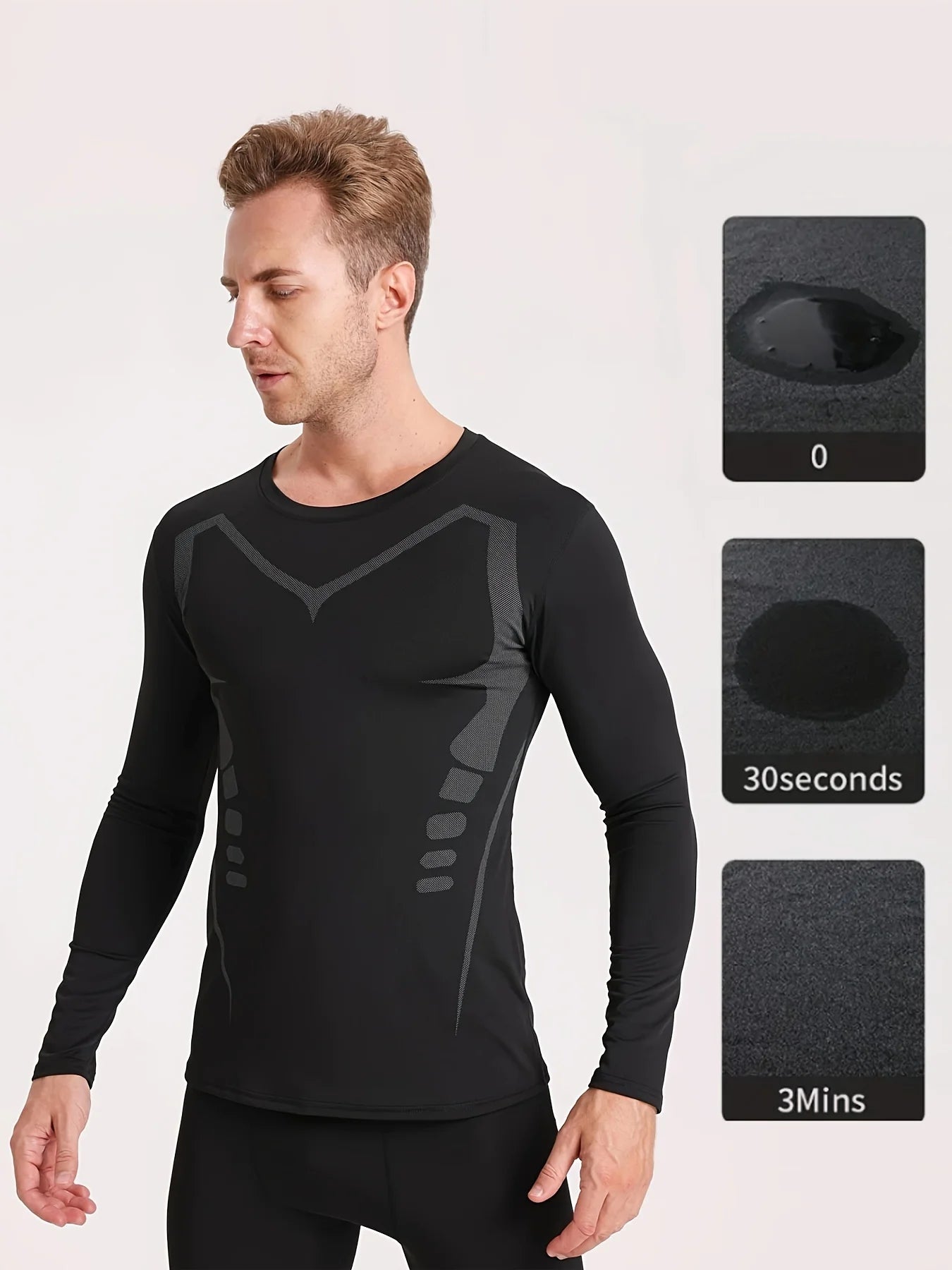 Fitness basketball as the base training, running, elastic, tight-fitting exercises, compression clothes for men。