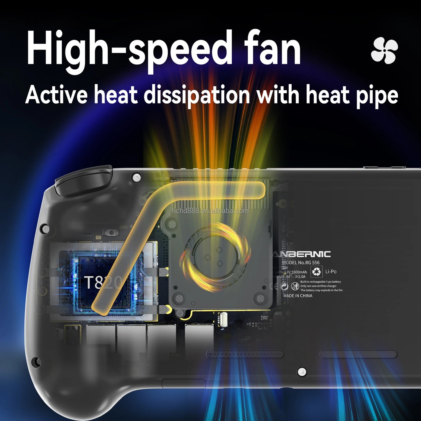 Portable Gaming Consoles Android 13 AMOLED Touch Screen Hall Effect Joysticks Handheld Game Player 5G Wifi BT5.0