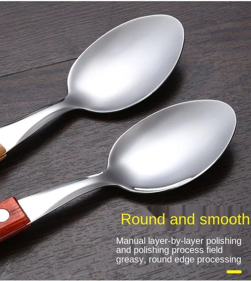 Kitchen Tableware Stainless Steel Luxury Western Dinner Set Gold Silver Cutlery Fork Spoon Knife