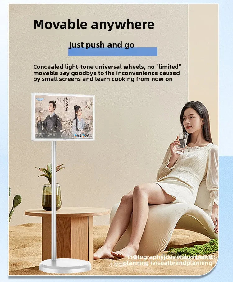 24Portable TV, Customizable Screen, Wireless Projection Screen, Smart Screen, Fitness, Live Stream, Entertainment Friend Machine