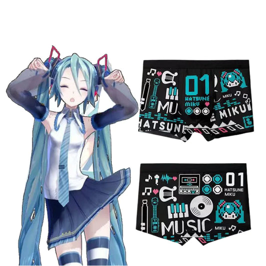 Hatsune Miku Princess Miku anime peripherals two-dimensional boys' panties individuality quick-drying safety pants loose boxers