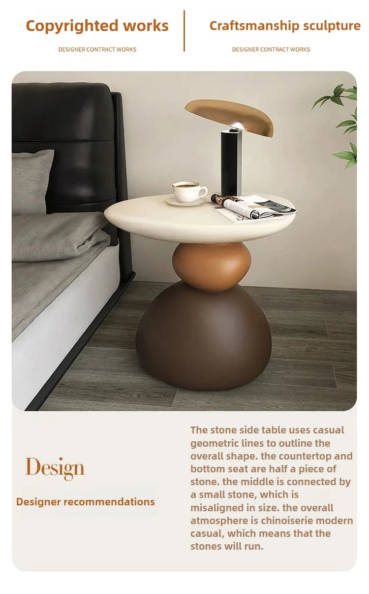 Modern Minimalist Floor-standing Furniture Living Room High-end Bedroom Bedside Table Home Coffee Table Nordic Furniture