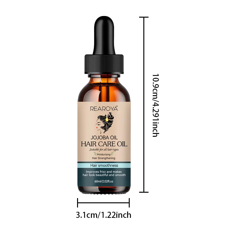 Hair Care Essential Oil Supports Hair Health Growth Repairs Improves Dry Hair Quality Moisturizing Nourish Soft Smooth Hair Care