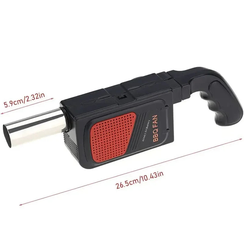 Handheld Electric BBQ Fan Air Blower Portable for Outdoor Camping Barbecue Picnic BBQ Cooking Tool Bakery Grill Accessories