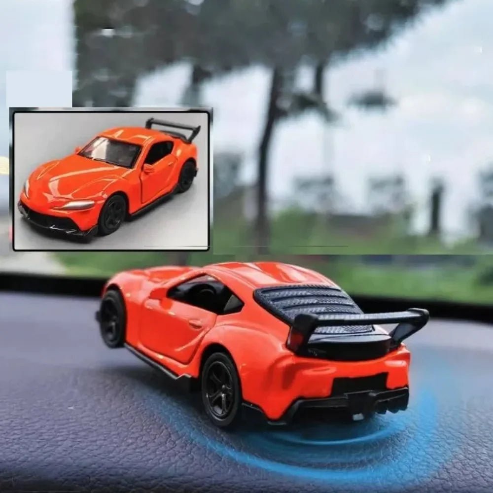 Car Individuality Center Console Decoration Sports Car Drift Rotating Car Decor Auto DashboardTurning Racing Model Decoration
