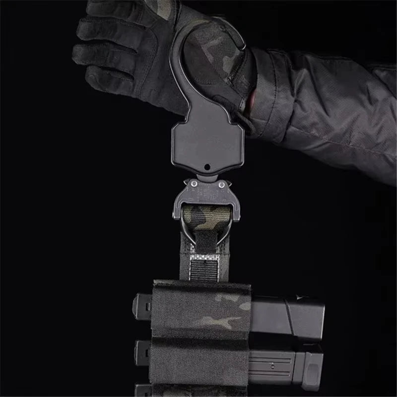 Tactical Hiking Hanging Belt Hook Camping Equipment Multitool Hunting Sports Travel Supplies Shooting Accessories Outdoor Tools