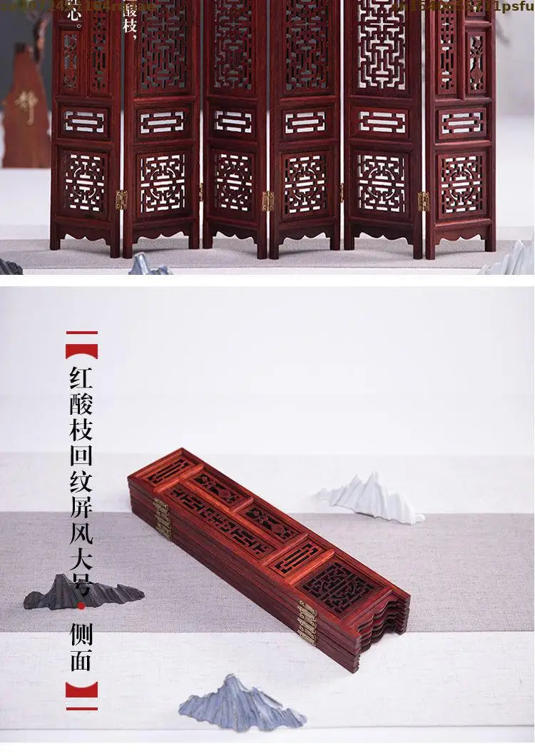 Mini Furniture Models Miniature Antique Rosewood Ornaments Chinese Handicrafts Doll Houses Photographed Scene Props