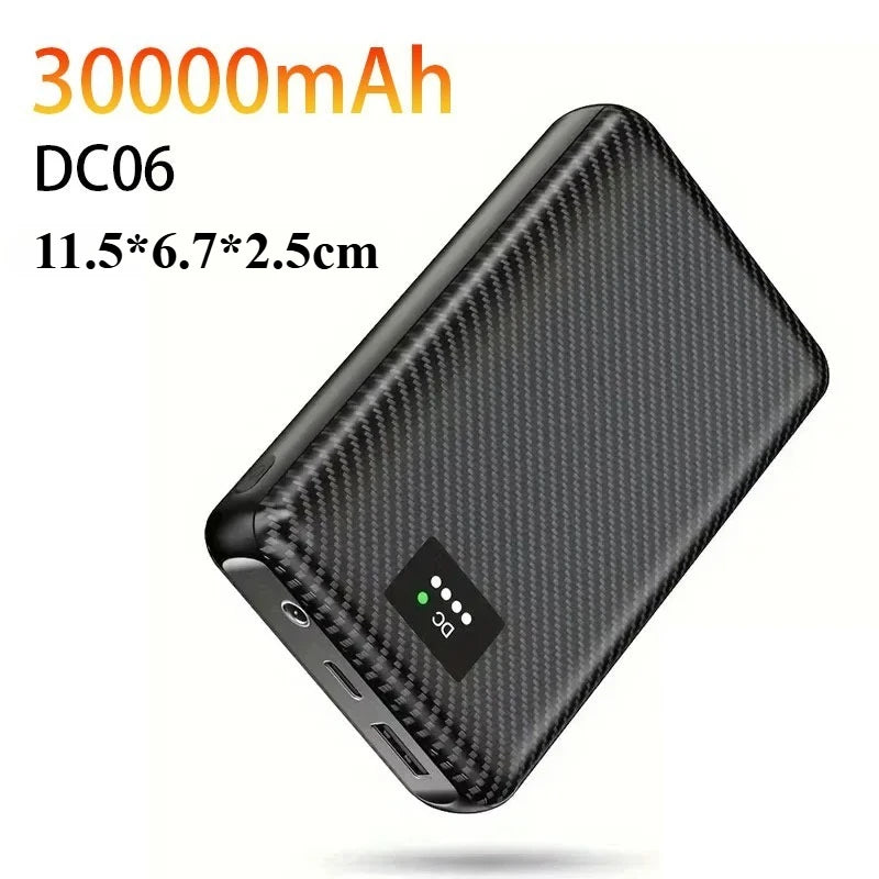 PowerBank 7.4V DC 30000/40000mAh Battery Bank Portable Mobile Power Supply for Heating Jacket Gloves Electric Heating Equipment