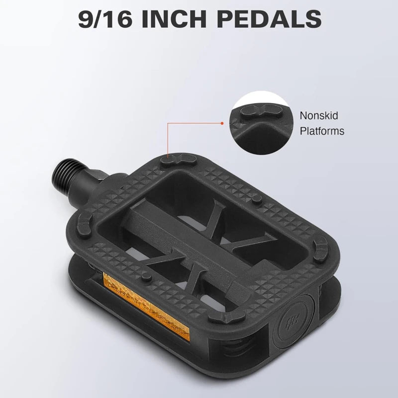1 Pair Bicycle Pedals Ultralight MTB Road Pedals Bicycle MTB Accessories Foot Pedals Anti-skid Pedals Standard Universal Pedals