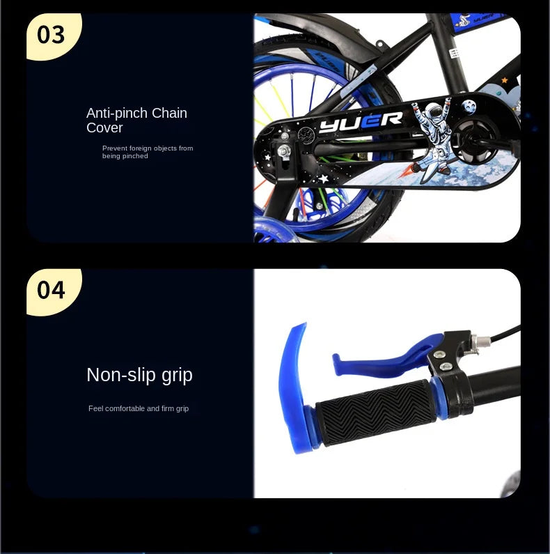 Children's Bicycles14-16-18 Inches Children's Bike With Adjustable Lifting And Lowering New Model For Children's Mountain Bikes
