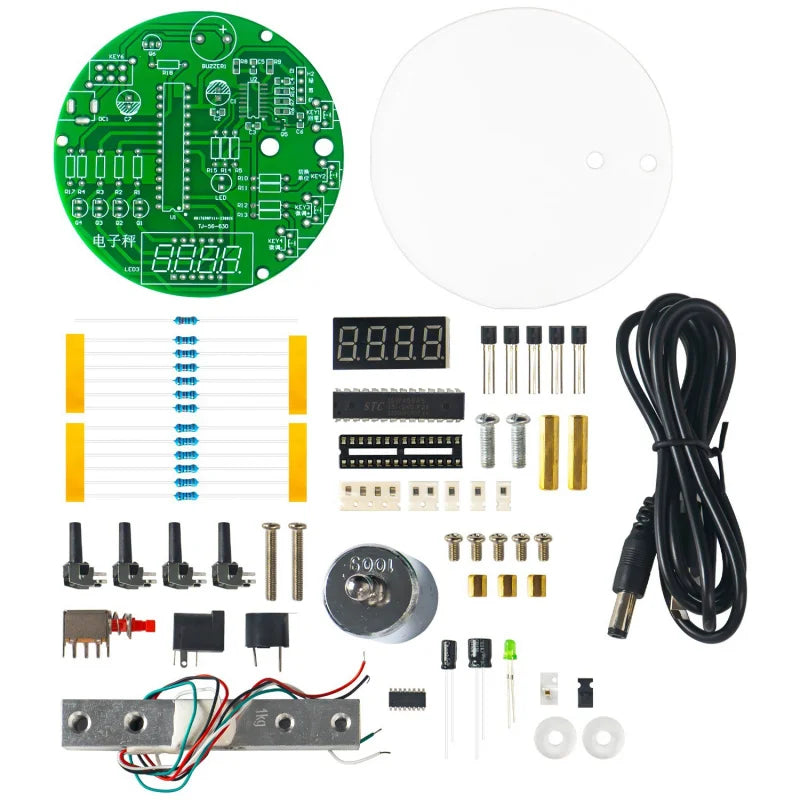 51Microcontroller Electronic Scale Kit Electronic ScalediySpare Parts Electronic component kit TJ-56-630