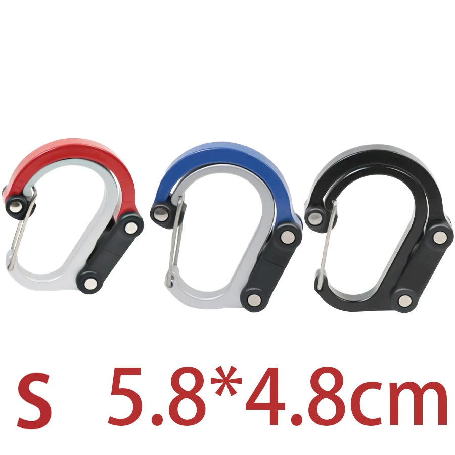 Camping Hybrid Gear Clip - Multifunctional Hybrid Gear Clip,360 Degree Swivel Hook,Strong Buckle,Camping Hiking Backpack Outdoor