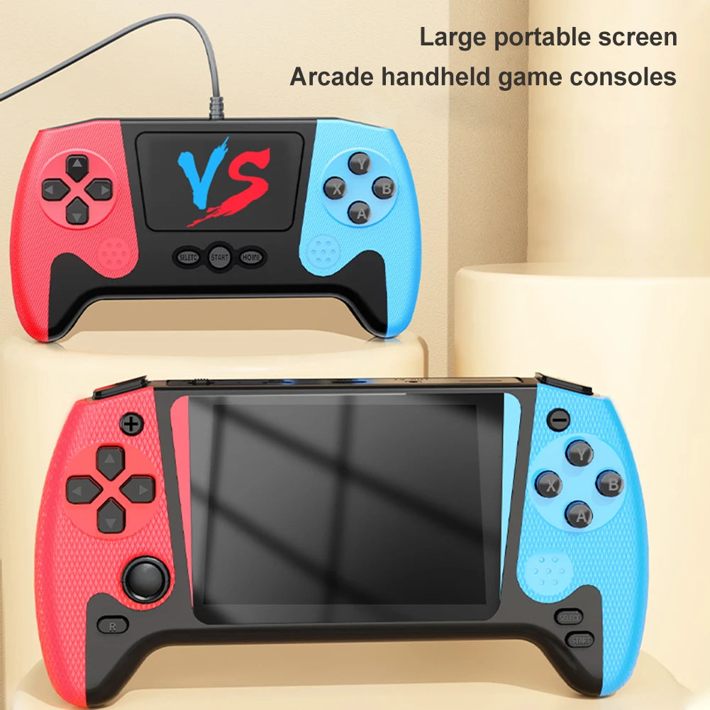 Portable Game Console 3.5inch LCD Screen Built-in 500 Games Retro Handheld Game Console 1200mAh Video Game Console for 2 Players