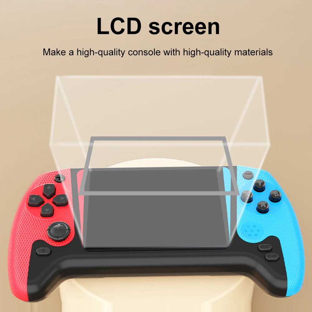 Portable Game Console 3.5inch LCD Screen Built-in 500 Games Nostalgic Game Console TV Connect Video Game Console for Kids Adults