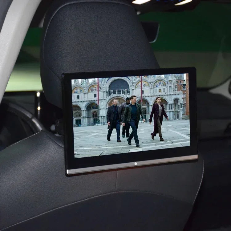 13.3 Inch 4K Screen Smart TV Rear Seat Entertainment Player Car Headrest Monitor Automotive Multimedia For Car 8 Core Android 12
