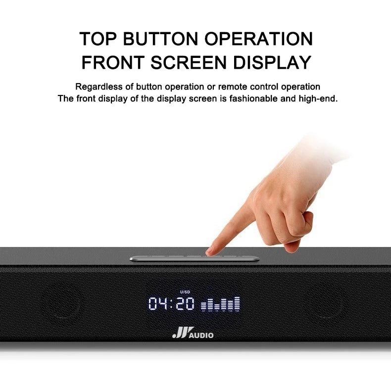 Home Theater System 7.2 Surround Sound Wireless Soundbar with Wireless Subwoofer and Remote Control