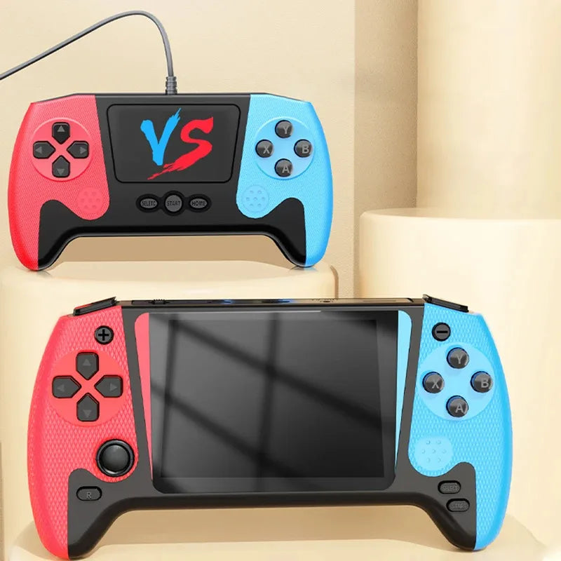 Gaming Console 3.5inch LCD Screen Built-in 500 Games Nostalgic Game Console TV Connect Video Game Console 1200mAh for 2 Players