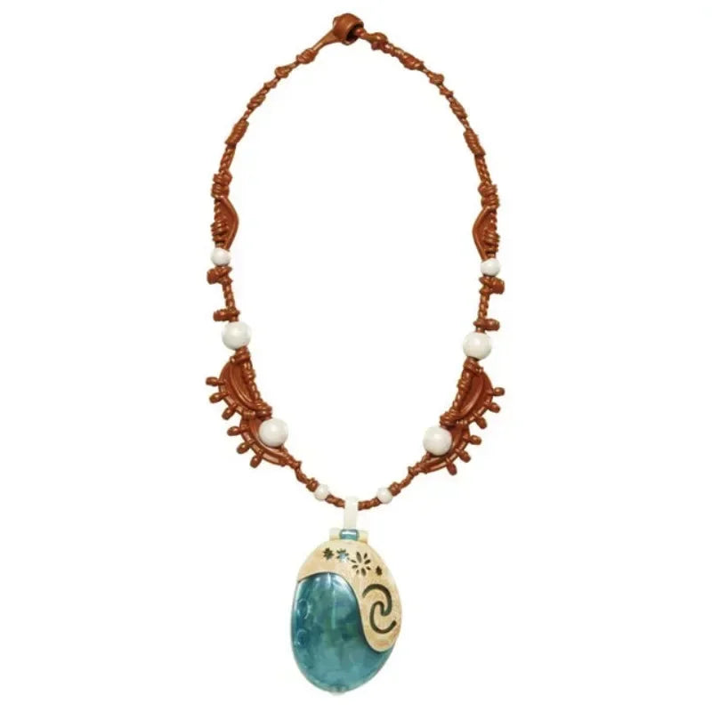 New Moana Cartoon Animation Peripheral Creative Music Necklace Toys Accessories Children's Personalized Holiday Gifts Wholesale