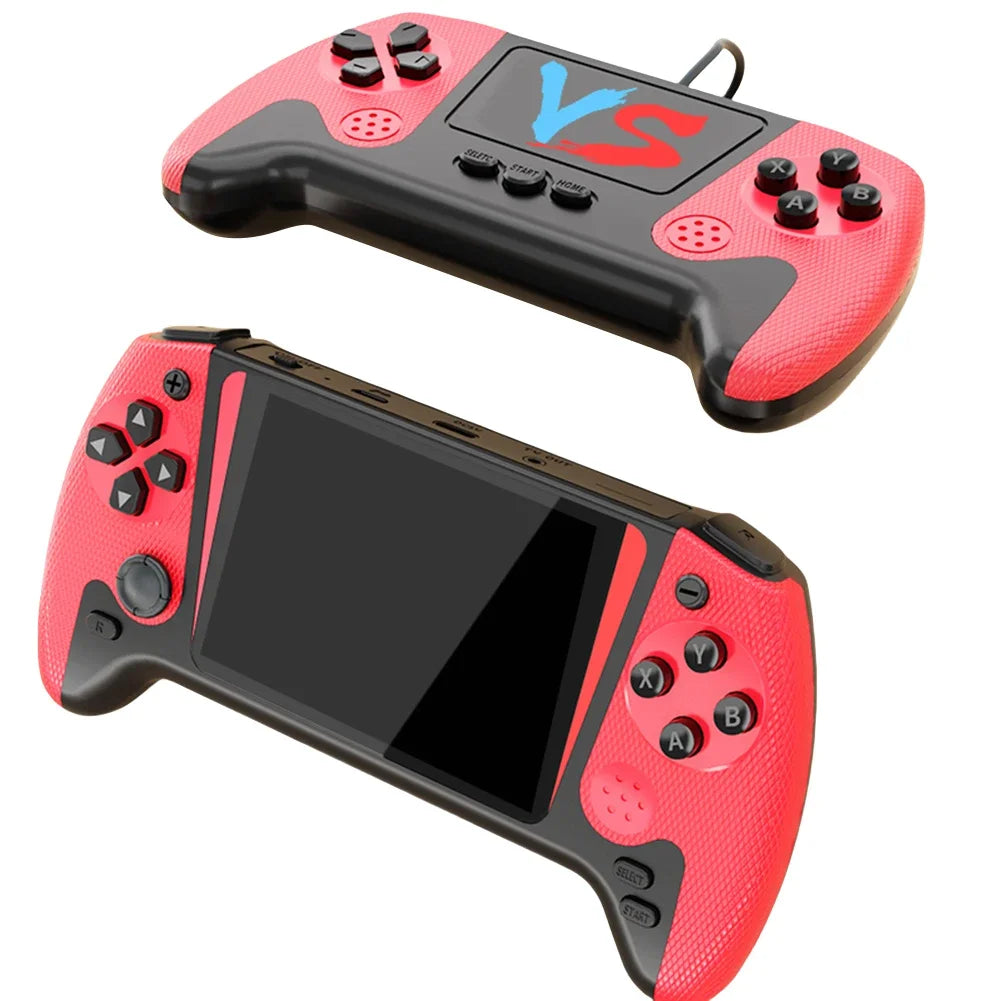 Gaming Console 3.5inch LCD Screen Built-in 500 Games Nostalgic Game Console TV Connect Video Game Console 1200mAh for 2 Players