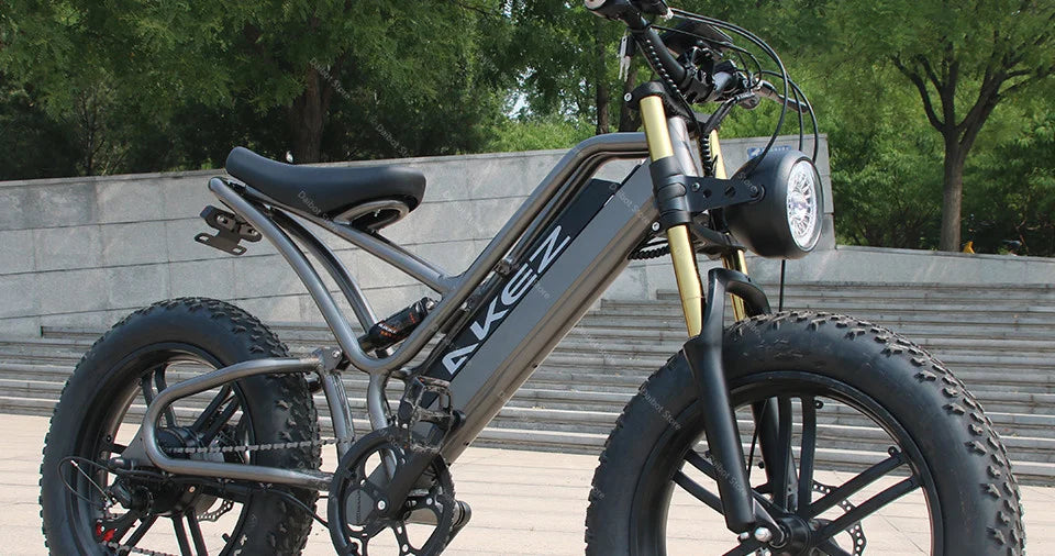 20 Inch Mountain electric bicycle For Mens Fat Tire Aluminium Alloy eBike 750W 48V Beach Snow eBikes For Adults Max Speed 45