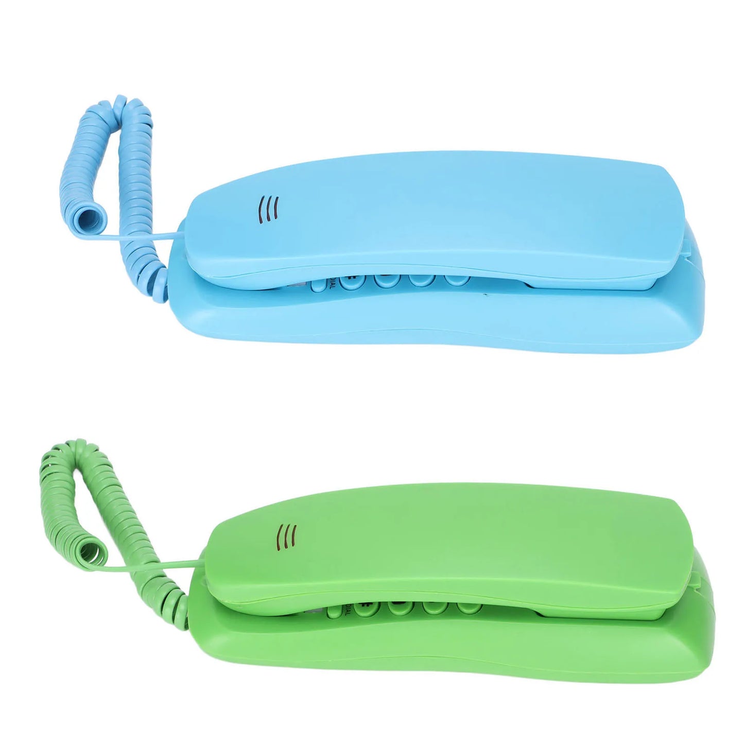 Landline Phone Wall Mountable Telephone Desktop Fixed Wired Phones with Mute Pause Function for Office Home Hotel Phone
