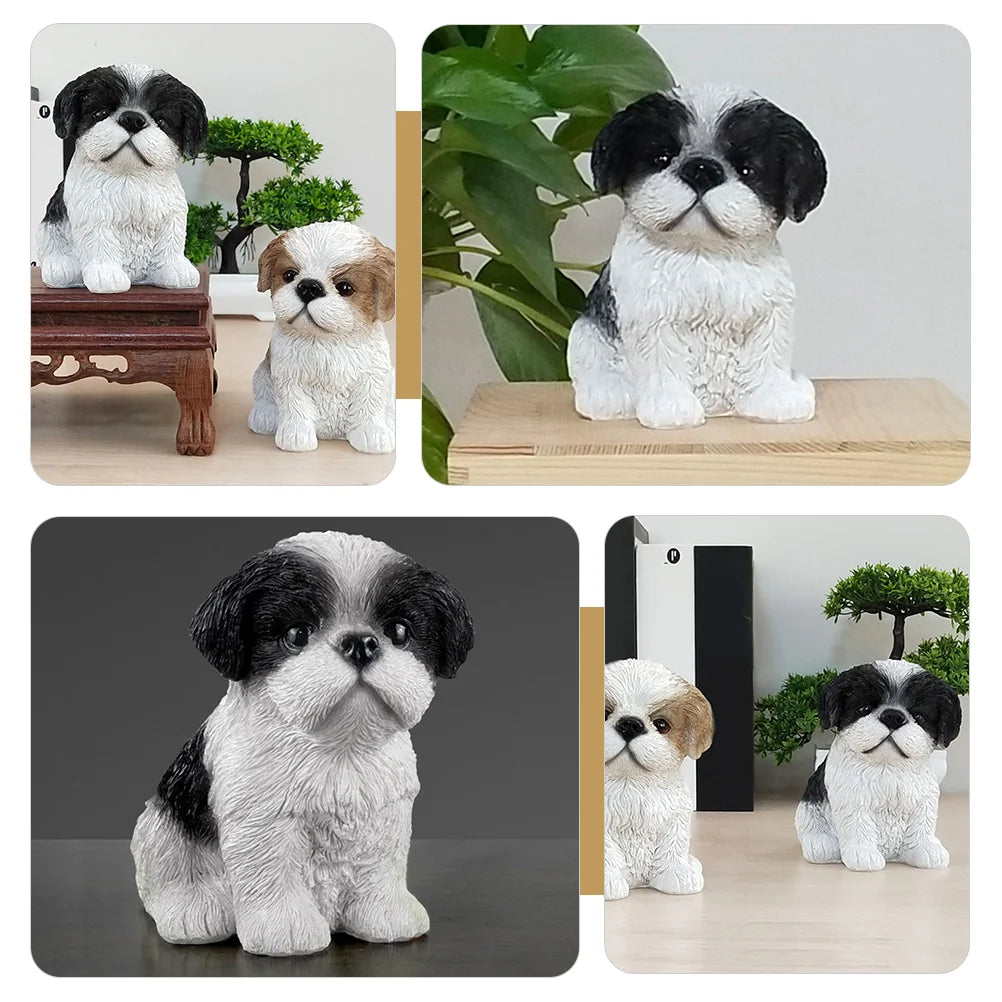 Ornaments Resin Craft Decor Decorations Desktop Dog Adornment Creative Exquisite