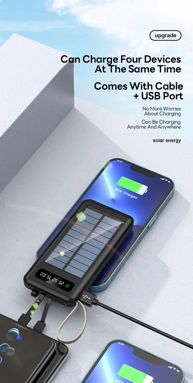 20000mAh Power Bank Super Fast Charging Powerbanks Portable External Battery Pack for IPhone for Huawei for Xiaomi Cell Phone