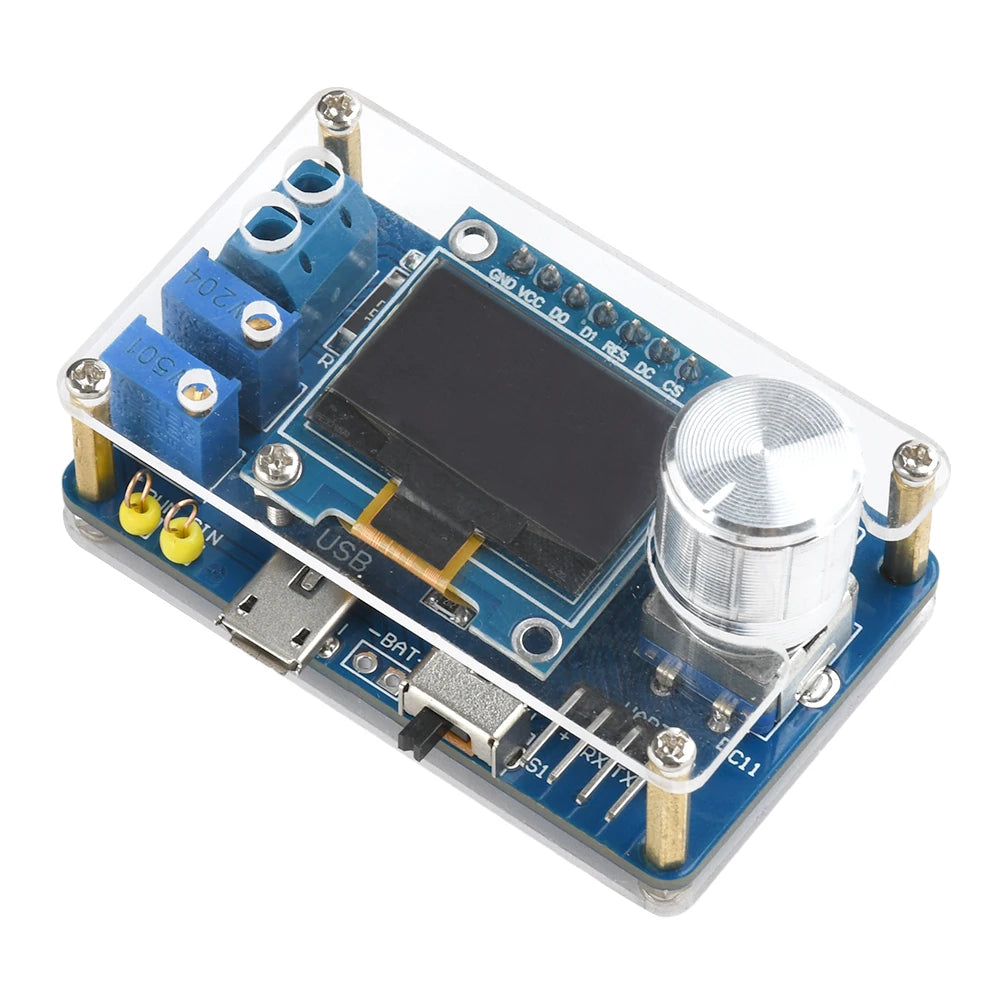 Digital Oscilloscope Electronic Kit 0.96 Inch STC Microcontroller Electronic DIY Loose Parts DC 5V