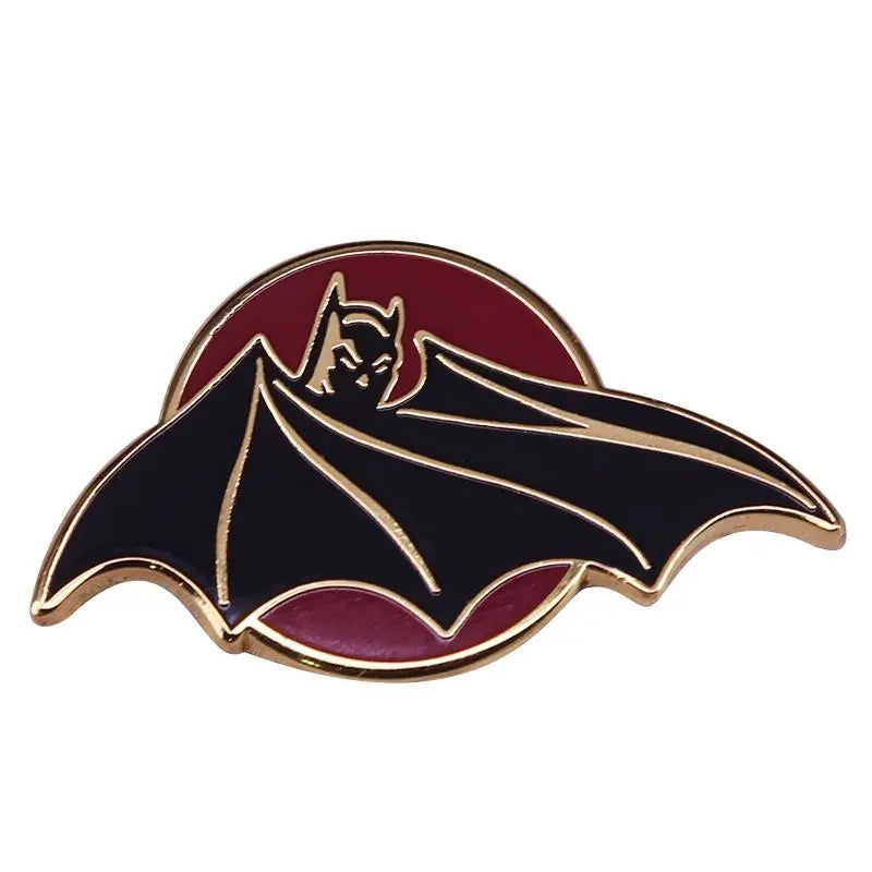 DC Batman Movie Character Peripherals Personality Handsome Metal Badge Brooch Bag Clothing Accessories Holiday Gifts Wholesale