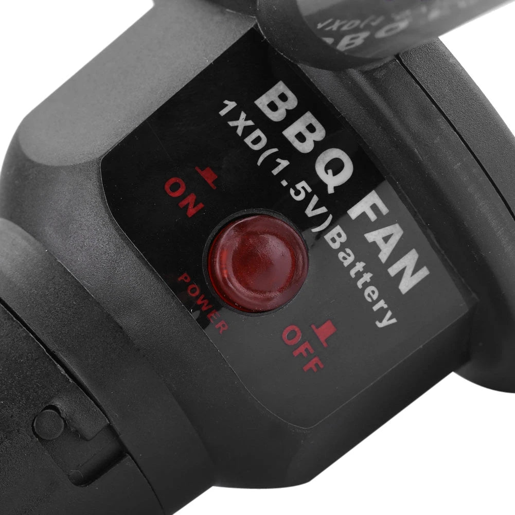 BBQ Blower Portable Battery Powered BBQ Fan Air Blower for Outdoor Camping Picnic Charcoal Grill Barbecue Grill Fan Grill Blower