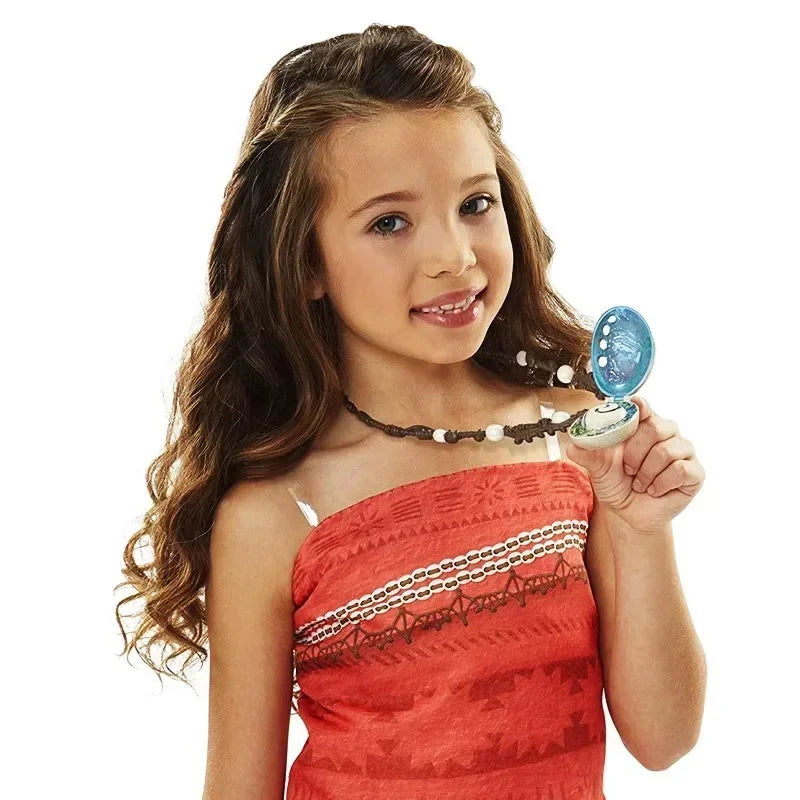 New Moana Cartoon Animation Peripheral Creative Music Necklace Toys Accessories Children's Personalized Holiday Gifts Wholesale