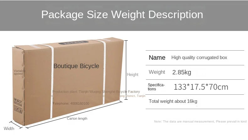 Bicycle Free Shiping Aro 29 Road Bike Bicicleta Uomo Bmx Bikes Road Bike V Brake/Disc Brake Spring Fork (Low Gear Non-damping)