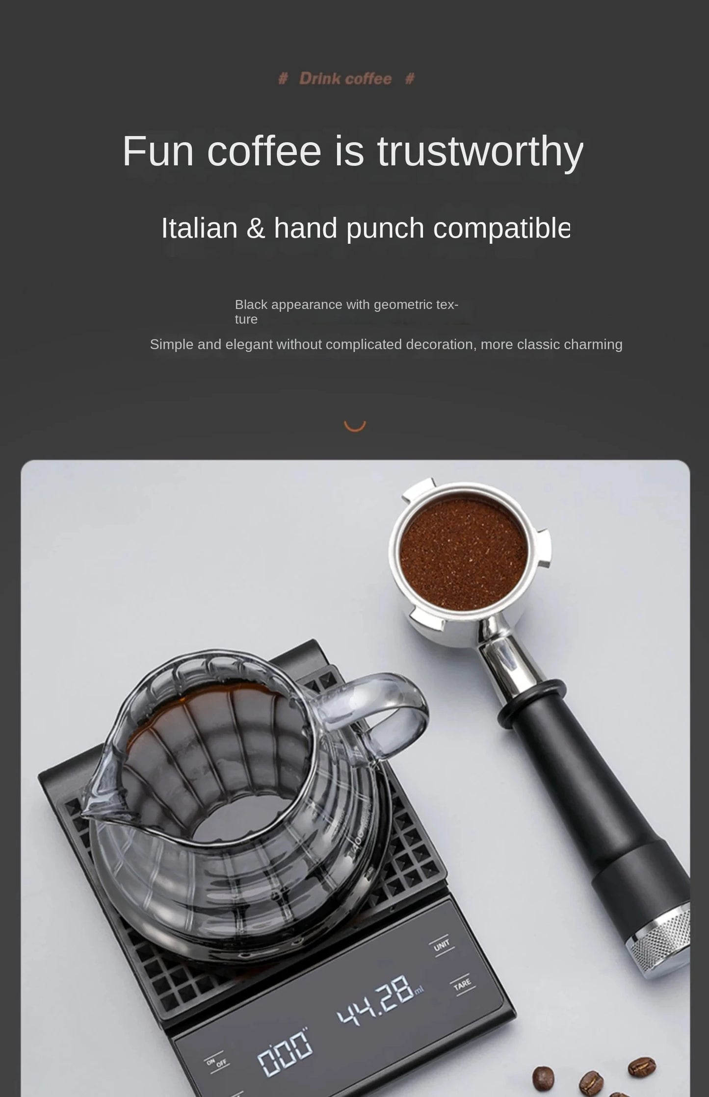 Electronic scales household small weighing 3kg/0.1g multifunctional kitchen scales coffee scales portable high-precision scales