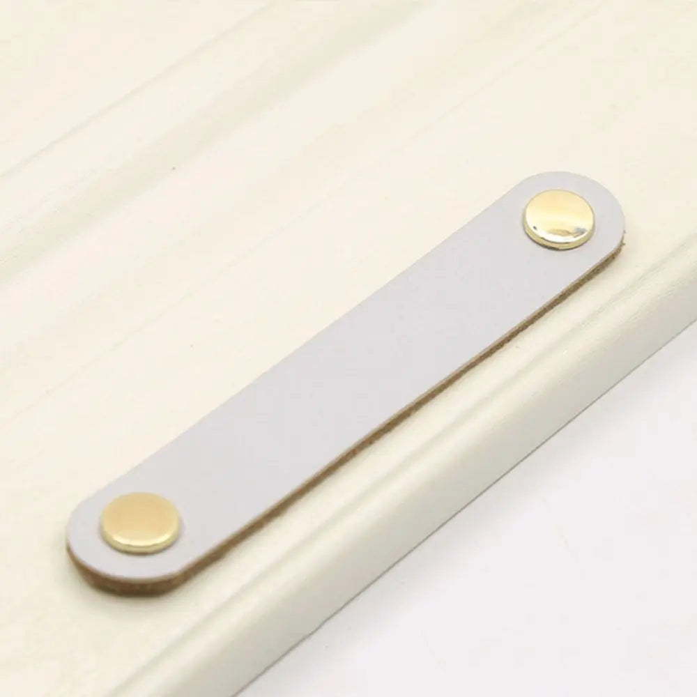 Children's Furniture Environmentally Kitchen Wardrobe Cabinet Hardware Leather Handle Door Pulls Furniture Knobs Drawer Handle