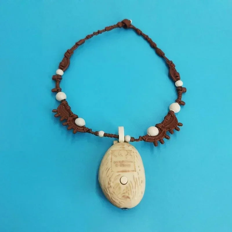 New Moana Cartoon Animation Peripheral Creative Music Necklace Toys Accessories Children's Personalized Holiday Gifts Wholesale