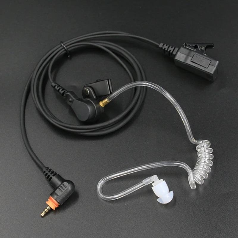 PPT Headphones with Mic for Motorola Radio SL1M SL1K SL1600 SL300 SL7500 SL400 SL4000 SL7550 Walkie Talkie Air Acoustic Tube