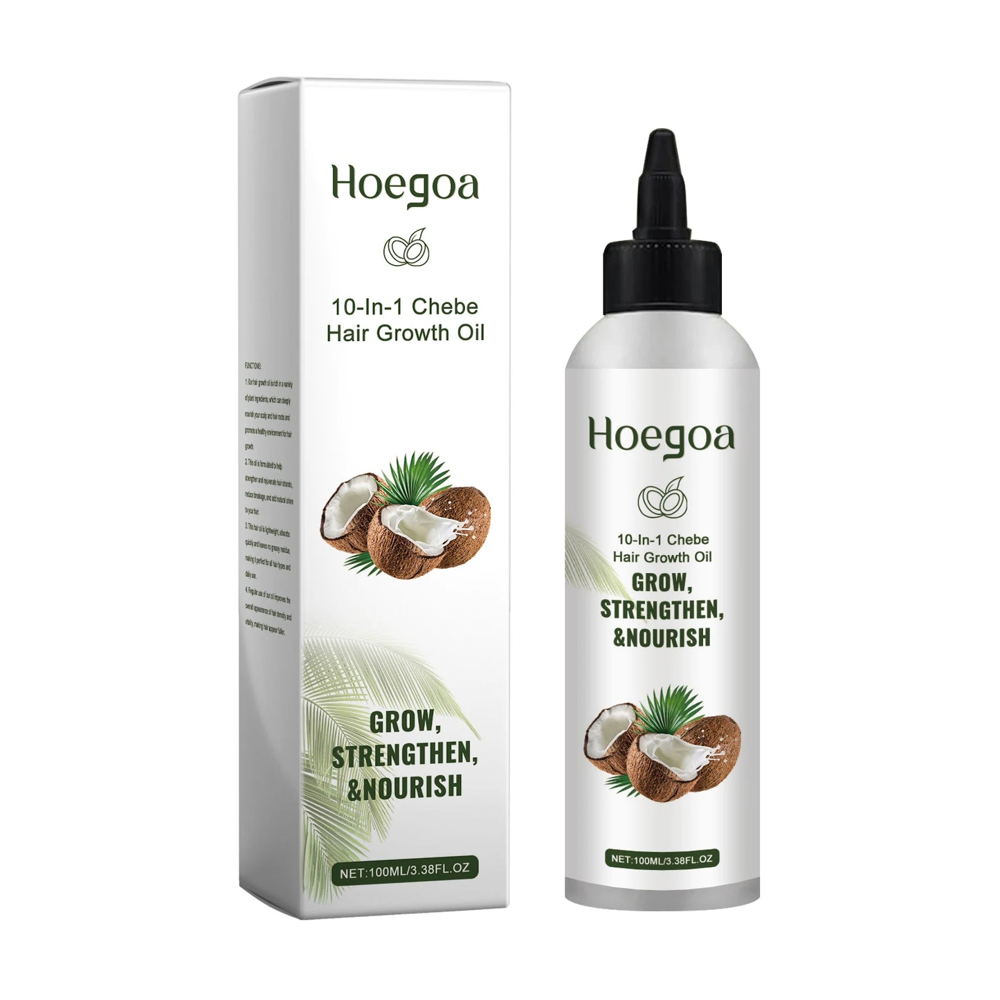 Coconut Hair Care Oil Repair Dry Frizz Damaged Hair Reduce Breakage Split Nourish Hair Oil Prevent Hair Loss Smooth Hair Care