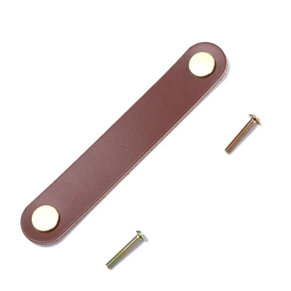 Children's Furniture Environmentally Kitchen Wardrobe Cabinet Hardware Leather Handle Door Pulls Furniture Knobs Drawer Handle