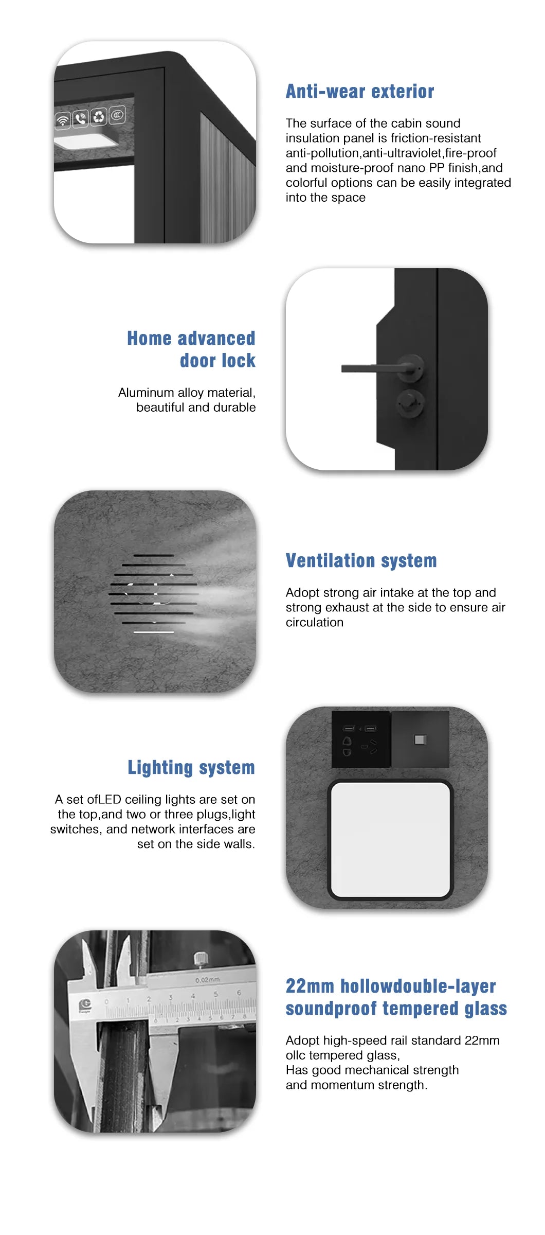 Removable Office Phone Soundproof Portable Voice Phone Pod Recording Soundproof Cabin