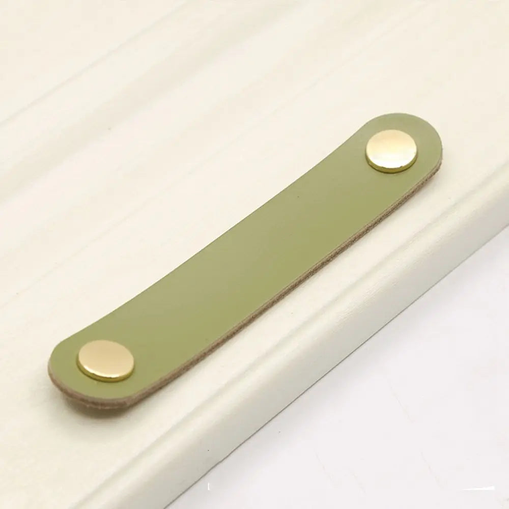 Children's Furniture Environmentally Kitchen Wardrobe Cabinet Hardware Leather Handle Door Pulls Furniture Knobs Drawer Handle