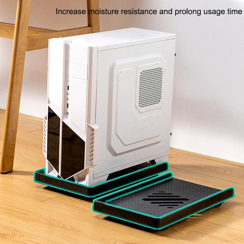 Adjustable Computer Tower Stand PC Stand for Most Desktop Towers  Elevate and Organize Your Computer Tower with Desktop Stand