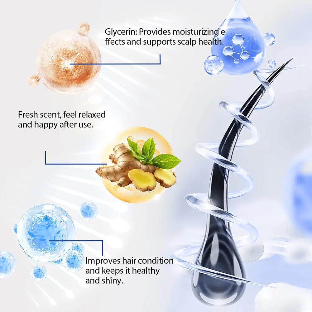 Hair Care Essential Oil Nourishing Soothing Scalp Serum For Hair Loss Fast Grow Strengthening Hair Massage Serum Hair Care