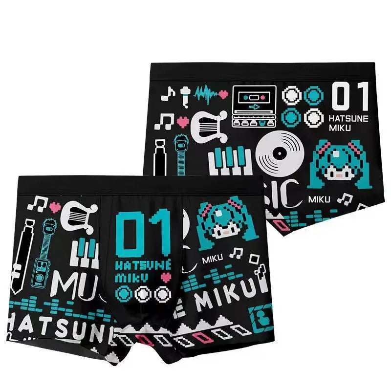 Hatsune Miku Princess Miku anime peripherals two-dimensional boys' panties individuality quick-drying safety pants loose boxers